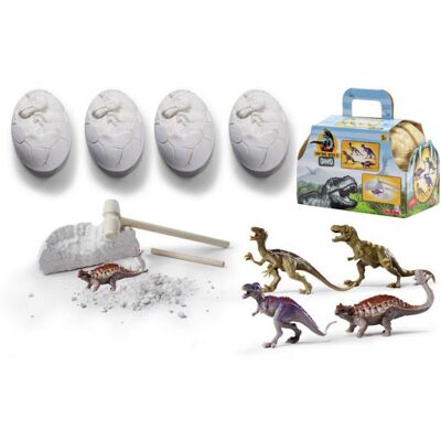 Sada na vykopanie dinosaurov Simba - 4 vajíčka a nástroje Sada na vykopanie dinosaurov Simba - 4 vajíčka a nástroje
