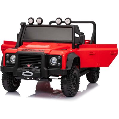 Beneo Land Rover Defender 110 SVX, 12V červené Beneo Land Rover Defender 110 SVX, 12V červené