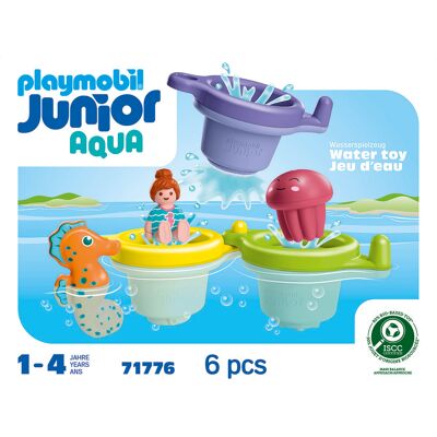 Playmobil 71776 Junior Aqua: Plovoucí kelímky s mořskými zvířátky Playmobil 71776 Junior Aqua: Plovoucí kelímky s mořskými zvířátky