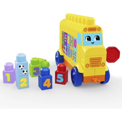 Mattel Mega Bloks Zábavný autobus s počítáním Mattel Mega Bloks Zábavný autobus s počítáním