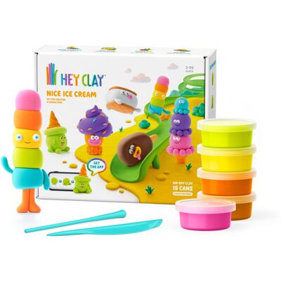 TM Toys Hey Clay Nice Ice Cream velká sada se 6 postavičkami TM Toys Hey Clay Nice Ice Cream velká sada se 6 postavičkami