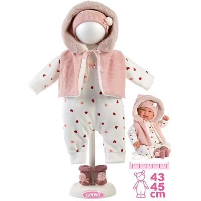 Llorens M844-40 obleček pro miminko New Born velikosti 43-45 cm Llorens M844-40 obleček pro miminko New Born velikosti 43-45 cm
