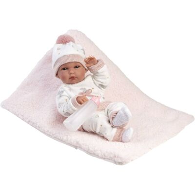 Llorens 63510 New Born holčička - realistické miminko s celovinylovým tělem - 35 cm Llorens 63510 New Born holčička - realistické miminko s celovinylovým tělem - 35 cm