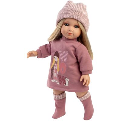 Llorens 53560 Elena - realistická s měkkým látkovým tělem - 35 cm Llorens 53560 Elena - realistická s měkkým látkovým tělem - 35 cm