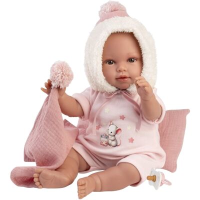 Llorens 63802 New Born - realistické miminko se zvuky a měkkým látkovým tělem - 38 cm Llorens 63802 New Born - realistické miminko se zvuky a měkkým látkovým tělem - 38 cm