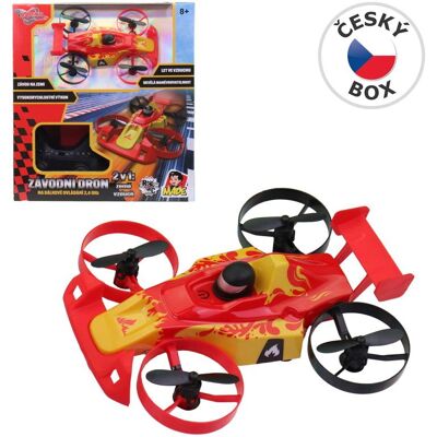Made Racing dron formule 2v1, jezdí i létá, 15 cm Made Racing dron formule 2v1, jezdí i létá, 15 cm