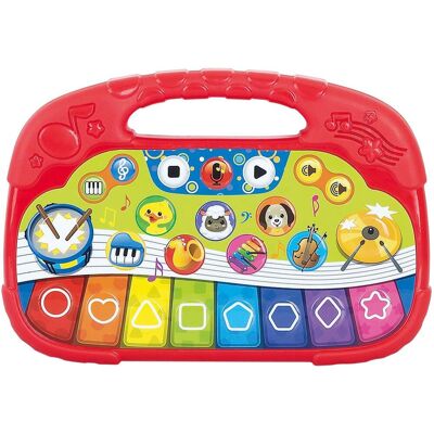 Teddies Pianko pro nejmenší Zvířátka 25 cm Teddies Pianko pro nejmenší Zvířátka 25 cm
