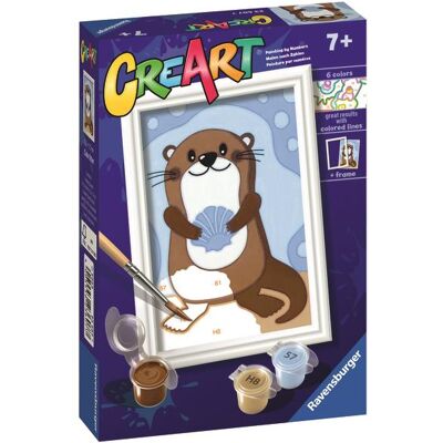 Ravensburger 236077 CreArt Roztomilá vydra Ravensburger 236077 CreArt Roztomilá vydra