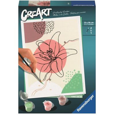 Ravensburger 235421 CreArt Buď šťastný: Květinová perokresba Ravensburger 235421 CreArt Buď šťastný: Květinová perokresba