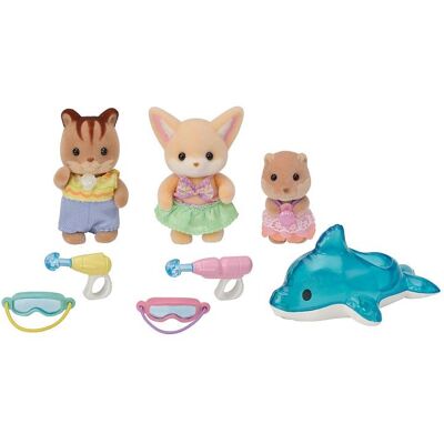 Sylvanian Families Zábava u bazénu Baby Trio Sylvanian Families Zábava u bazénu Baby Trio