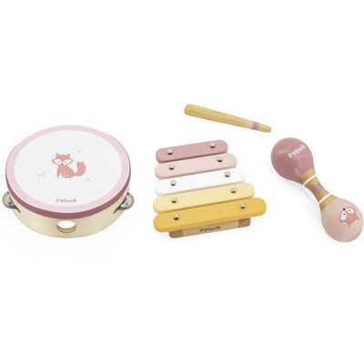 Viga Toys Polarb růžová hudební sada Viga Toys Polarb růžová hudební sada