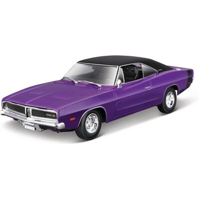 Maisto Dodge Charger R/T 1969 1:18 fialová Maisto Dodge Charger R/T 1969 1:18 fialová