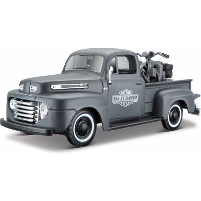 Maisto Ford F-1 Pickup 1948 s WLA Flathead 1942 1:24 Maisto Ford F-1 Pickup 1948 s WLA Flathead 1942 1:24