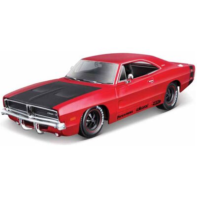 Maisto Dodge Charger R/T 1969 Classic Muscle 1:25 červená Maisto Dodge Charger R/T 1969 Classic Muscle 1:25 červená