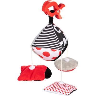 Canpol babies Kontrastní závěsná hračka s klipem SENSORY Canpol babies Kontrastní závěsná hračka s klipem SENSORY