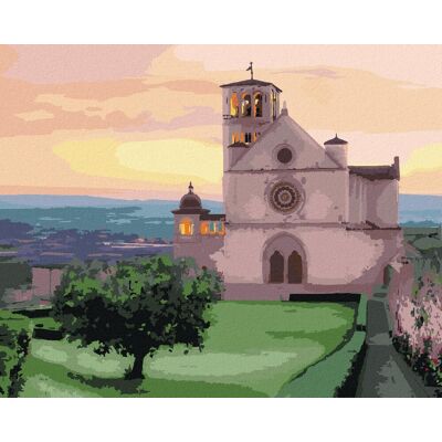 Zuty - Malování Podle Čísel - Bazilika Svatého Františka Z Assisi, Itálie (Ted Davis), 80X100 Cm, Pl Zuty - Malování Podle Čísel - Bazilika Svatého Františka Z Assisi, Itálie (Ted Davis), 80X100 Cm, Pl