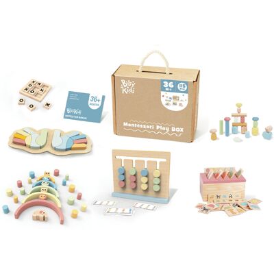 BusyKids Montessori Edukační box pro děti, 36 + měsíců BusyKids Montessori Edukační box pro děti, 36 + měsíců