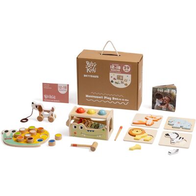 BusyKids Montessori Senzorický box pro děti, 12 -18 měsíců BusyKids Montessori Senzorický box pro děti, 12 -18 měsíců