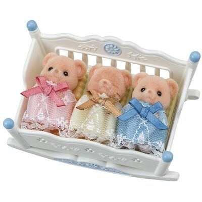 Sylvanian Families Sušenkoví medvídci trojčata v kolébce Sylvanian Families Sušenkoví medvídci trojčata v kolébce