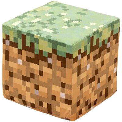 Plush Pěnová kostka Minecraft blok Tráva 20 cm Plush Pěnová kostka Minecraft blok Tráva 20 cm