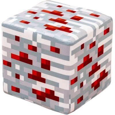 Plush Pěnová kostka Minecraft blok Redstone 20 cm Plush Pěnová kostka Minecraft blok Redstone 20 cm