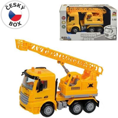 MaDe Auto stavební na setrvačník, 16 cm MaDe Auto stavební na setrvačník, 16 cm