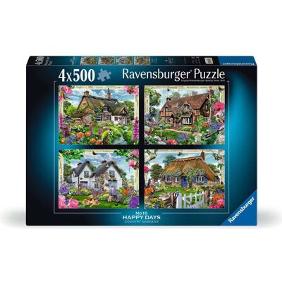 Ravensburger Happy Days č. 10: Venkovské zahrady 4 × 500 dílků Ravensburger Happy Days č. 10: Venkovské zahrady 4 × 500 dílků