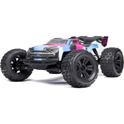 Arrma Kraton 6S V6 BLX 1:8 4WD RTR modré/růžové Arrma Kraton 6S V6 BLX 1:8 4WD RTR modré/růžové