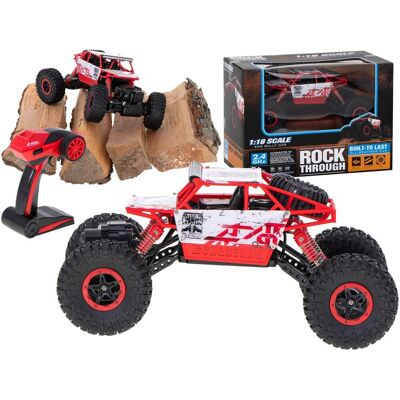 IKONKA RC auto Rock Crawler HB 2.4GHz 1:18 červené IKONKA RC auto Rock Crawler HB 2.4GHz 1:18 červené