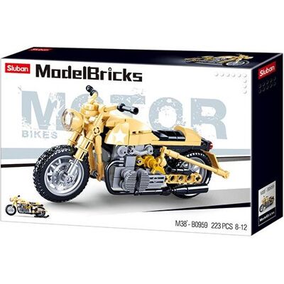Sluban R75 Motorka - 223 kusů - Stavebnice Sluban R75 Motorka - 223 kusů - Stavebnice
