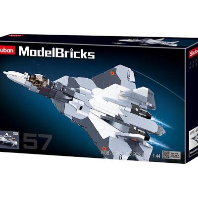 Sluban Model Bricks M38-B0986 Proudový stíhací letoun Su-57 2v1 Sluban Model Bricks M38-B0986 Proudový stíhací letoun Su-57 2v1