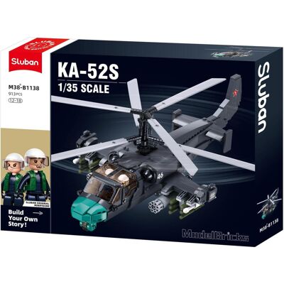 Sluban Army Model Bricks M38-B1138 Dělostřelecký vrtulník KA-52S Sluban Army Model Bricks M38-B1138 Dělostřelecký vrtulník KA-52S