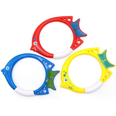 Merco Multipack 3 sady Fish Set potápěčské kroužky Merco Multipack 3 sady Fish Set potápěčské kroužky