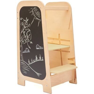 Busykids Montessori učící věž 5In1 Vanilla Busykids Montessori učící věž 5In1 Vanilla