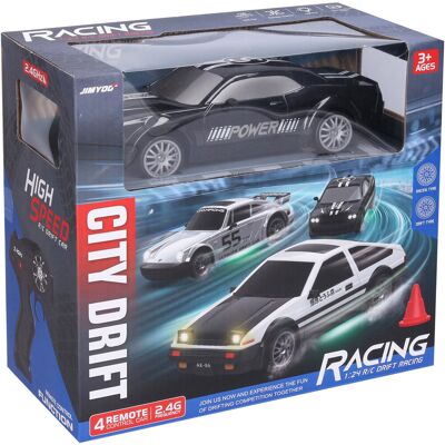 Wiky Auto driftující černé RC na dálkové ovládání 21,5 cm Wiky Auto driftující černé RC na dálkové ovládání 21,5 cm