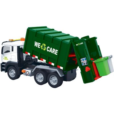 WIKY Úklidové auto s popelnicemi a s efekty 31,5 cm WIKY Úklidové auto s popelnicemi a s efekty 31,5 cm