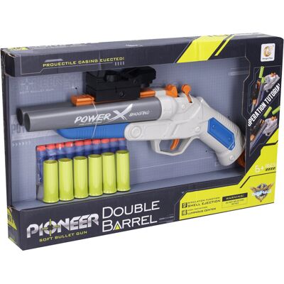WIKY Puška Pioneer Double Barrel s pěnovými náboji a patronami 37 cm WIKY Puška Pioneer Double Barrel s pěnovými náboji a patronami 37 cm