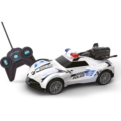 Wiky Auto policejní svítící, kouřící RC na dálkové ovládání 18 cm - český obal Wiky Auto policejní svítící, kouřící RC na dálkové ovládání 18 cm - český obal
