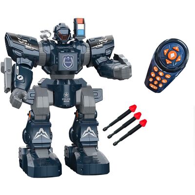 WIKY Robot Police střílející s efekty RC na dálkové ovládání 38 cm WIKY Robot Police střílející s efekty RC na dálkové ovládání 38 cm