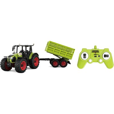 WIKY Claas Traktor s vlečkou RC na dálkové ovládání 43,6 cm WIKY Claas Traktor s vlečkou RC na dálkové ovládání 43,6 cm