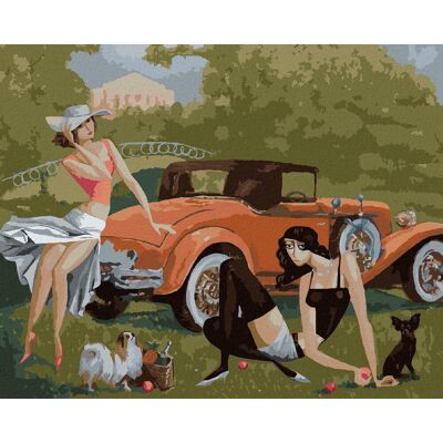 ZUTY Značka Malování - 80x100 cm - Plátno, Bez Rámu ZUTY Značka Malování - 80x100 cm - Plátno, Bez Rámu