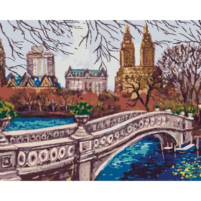 zuty New York Central Park_I, 80×100 cm, vypnuté plátno na rám zuty New York Central Park_I, 80×100 cm, vypnuté plátno na rám