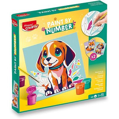Maped Creative Paint By Number Kit Σκυλάκι & Αλεπουδίτσα 20x20cm - Sada Malování Čísly Maped Creative Paint By Number Kit Σκυλάκι & Αλεπουδίτσα 20x20cm - Sada Malování Čísly