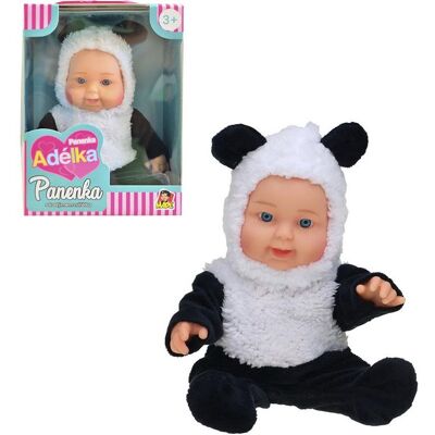 MaDe Panenka - zvířátko, 22,5 cm, panda MaDe Panenka - zvířátko, 22,5 cm, panda