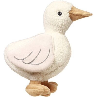 BabyOno Plyšová hračka GOOSE ZOE s chrastítkem, krémová BabyOno Plyšová hračka GOOSE ZOE s chrastítkem, krémová