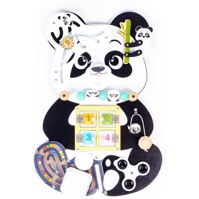 Aga4Kids Montessori dřevěná tabule Panda Aga4Kids Montessori dřevěná tabule Panda