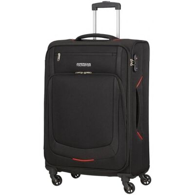 American Tourister Američan Tourister Střední kufr 67 cm Summer Session Black/Orange American Tourister Američan Tourister Střední kufr 67 cm Summer Session Black/Orange