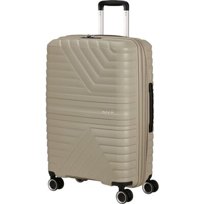 American Tourister Flytwist 67 cm Spinner Sandstone, rozšířitelný American Tourister Flytwist 67 cm Spinner Sandstone, rozšířitelný