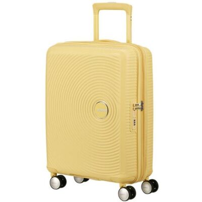 American Tourister Soundbox Spinner 55 EXP Pastel Yellow American Tourister Soundbox Spinner 55 EXP Pastel Yellow