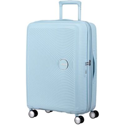 American Tourister Soundbox Spinner 67 EXP Pastel Blue American Tourister Soundbox Spinner 67 EXP Pastel Blue